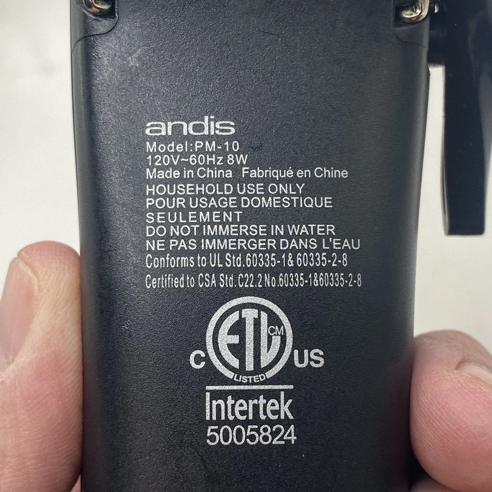 Andis Master Adjustable Blade Clipper‎ Corded Model Pm-10 Tested working Aaa